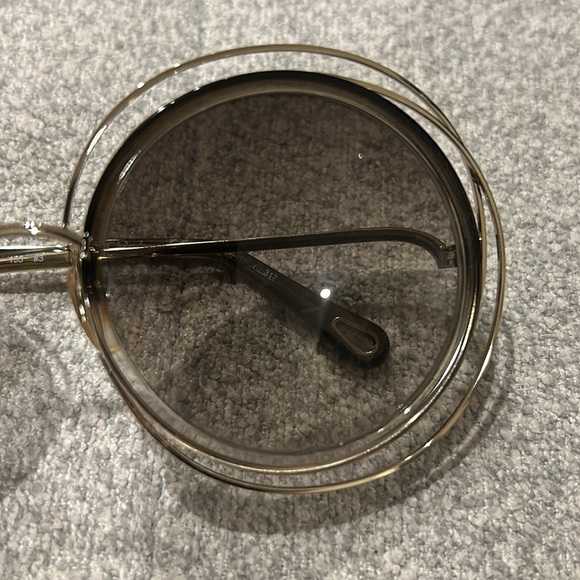 Chloe Round Frame Sunglasses - Picture 3 of 10